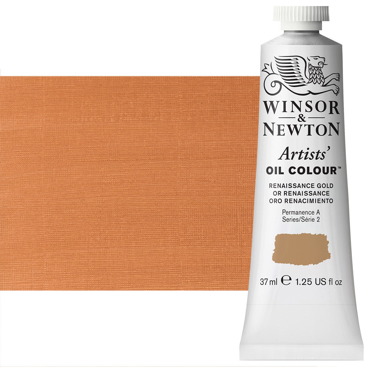 Winsor Newton Artist Oil Renaissance Gold 37ml Tube - (44258)