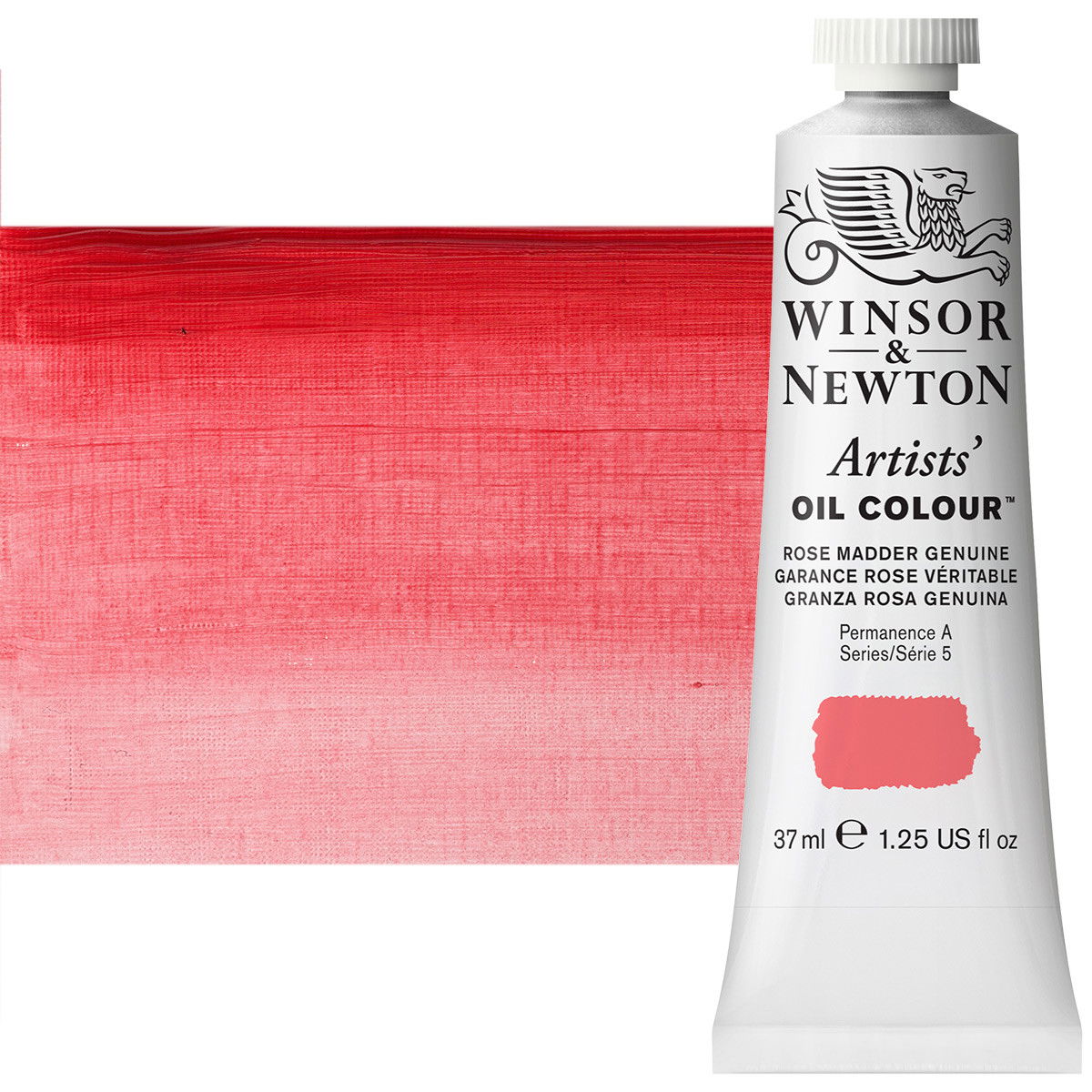 Winsor Newton Artist Oil Rose Madder Genuine 37ml Tube - (2201)