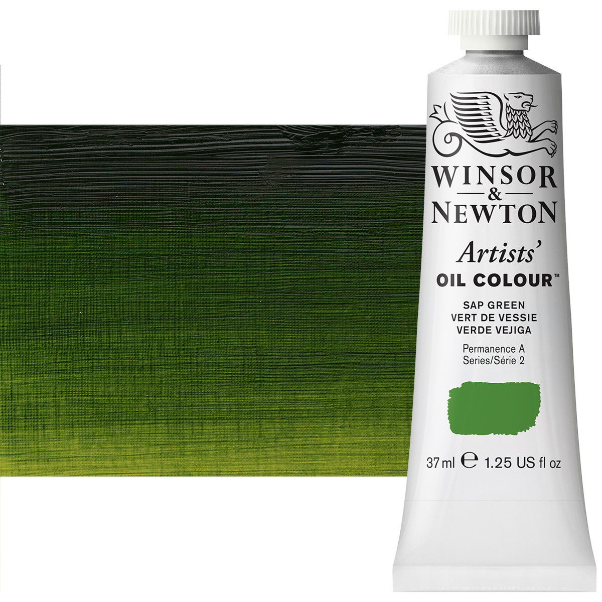 Winsor Newton Artist Oil Sap Green 37ml Tube - (2203)