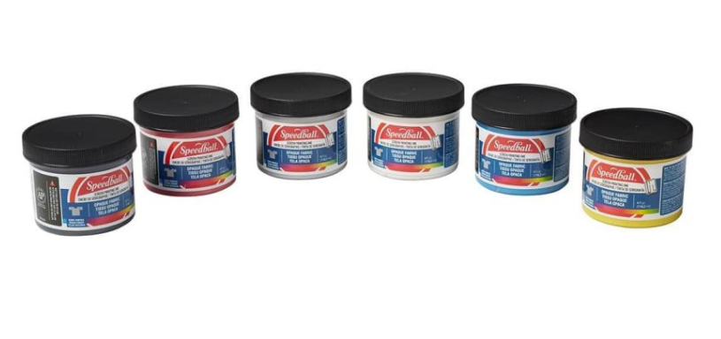 Speedball Opaque Fabric Screen Printing Ink Starter Set