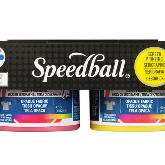 Speedball Opaque Fabric Screen Printing Ink Starter Set Speedball Opaque Fabric Screen Printing Ink Starter Set