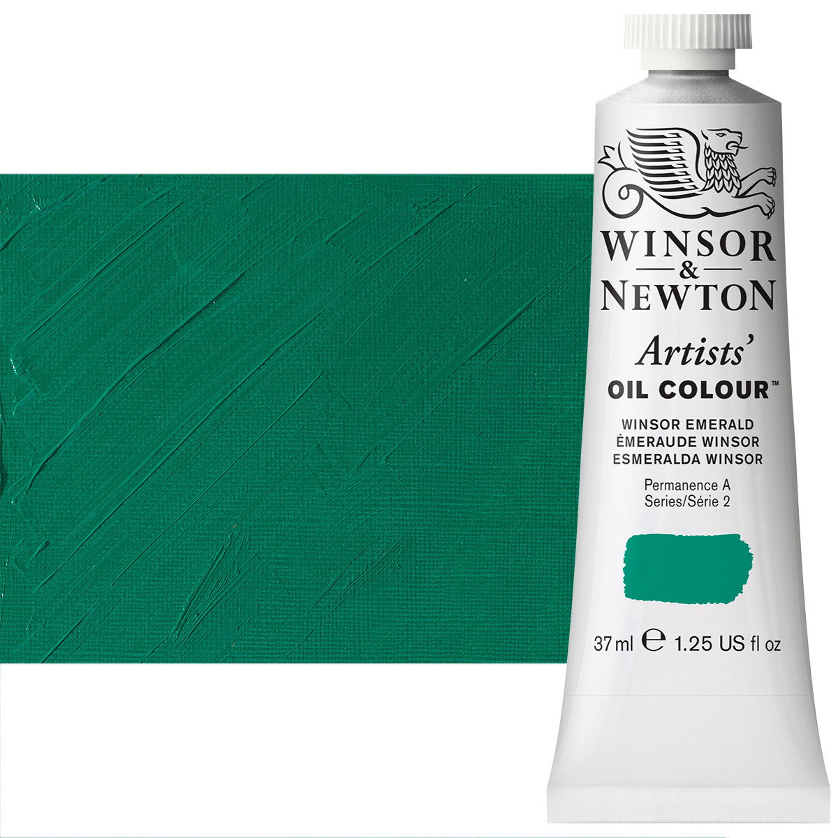 Winsor Newton Artist Oil Winsor Emerald 37ml Tube - (2229)