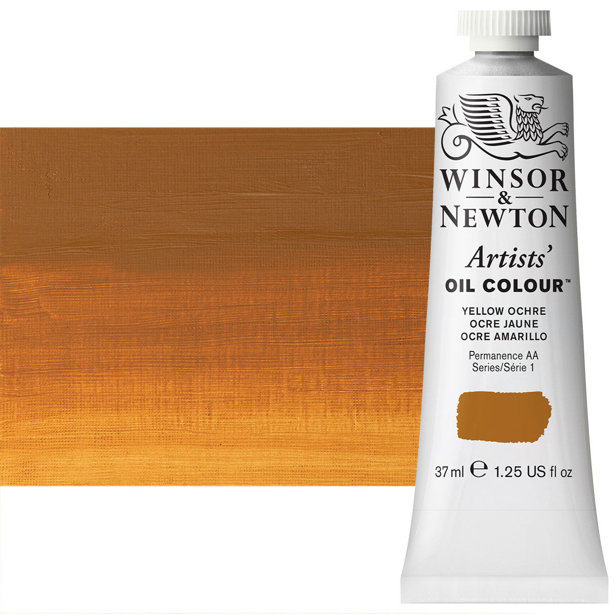 Winsor Newton Artist Oil Yellow Ochre 37ml Tube - (2245)