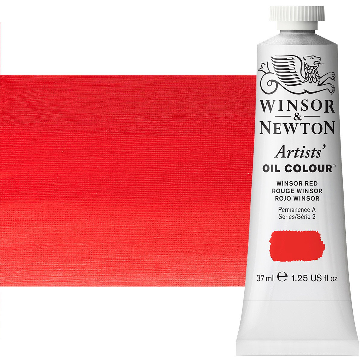 Winsor Newton Artist Oil Winsor Red 37ml Tube - (2237)