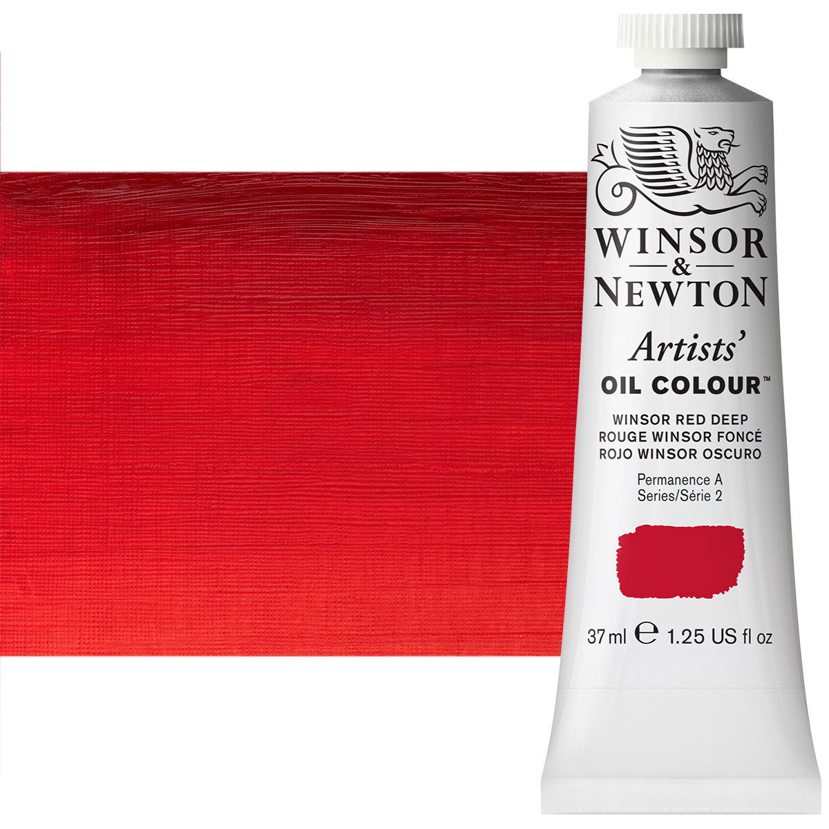 Winsor Newton Artist Oil Winsor Red Deep 37ml Tube - (44265)