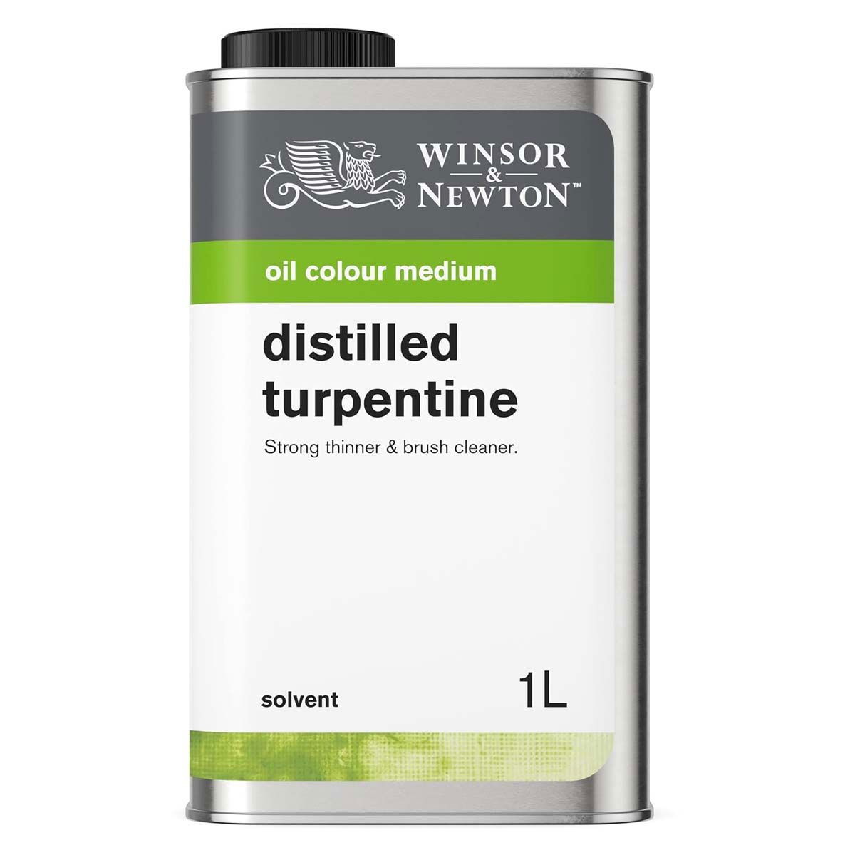 Winsor Newton English Distilled Turpentine 1 Liter Bottle - (7991)