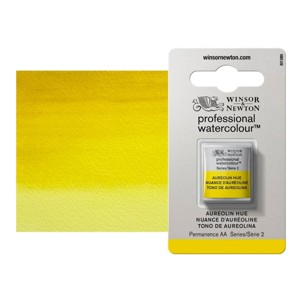 Winsor Newton Professional Watercolor Aureolin Hue 1/2-Pan - (200042794)