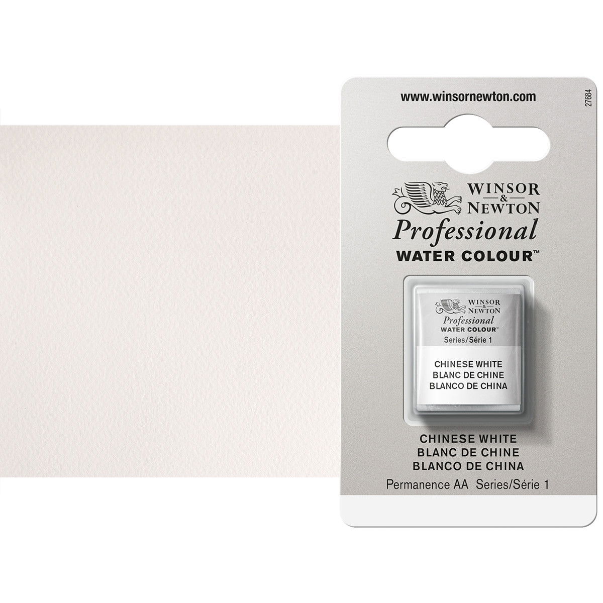 Winsor Newton Professional Watercolor Chinese White 1/2-Pan - (33767)