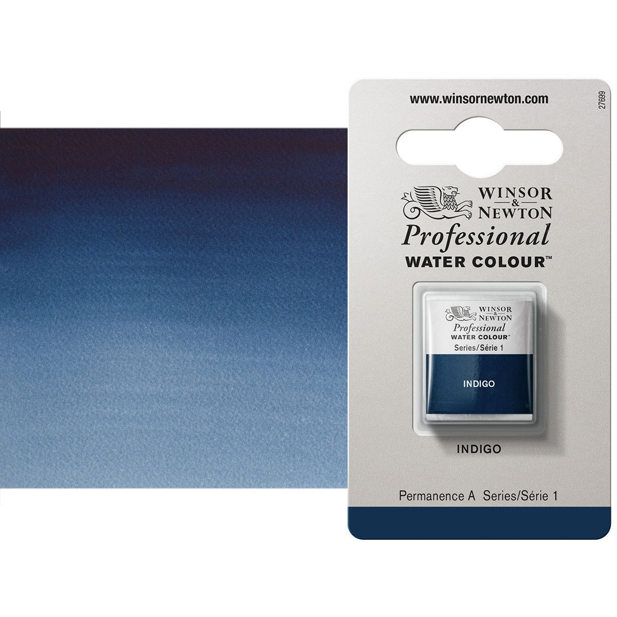 Winsor Newton Professional Watercolor Indigo 1/2-Pan - (33786)