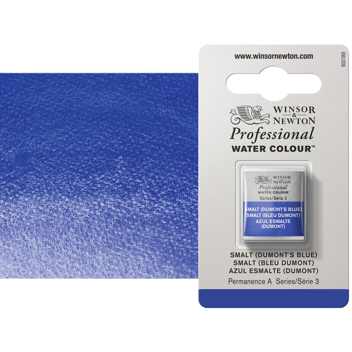 Winsor Newton Professional Watercolor Smalt 1/2-Pan - (200030788)