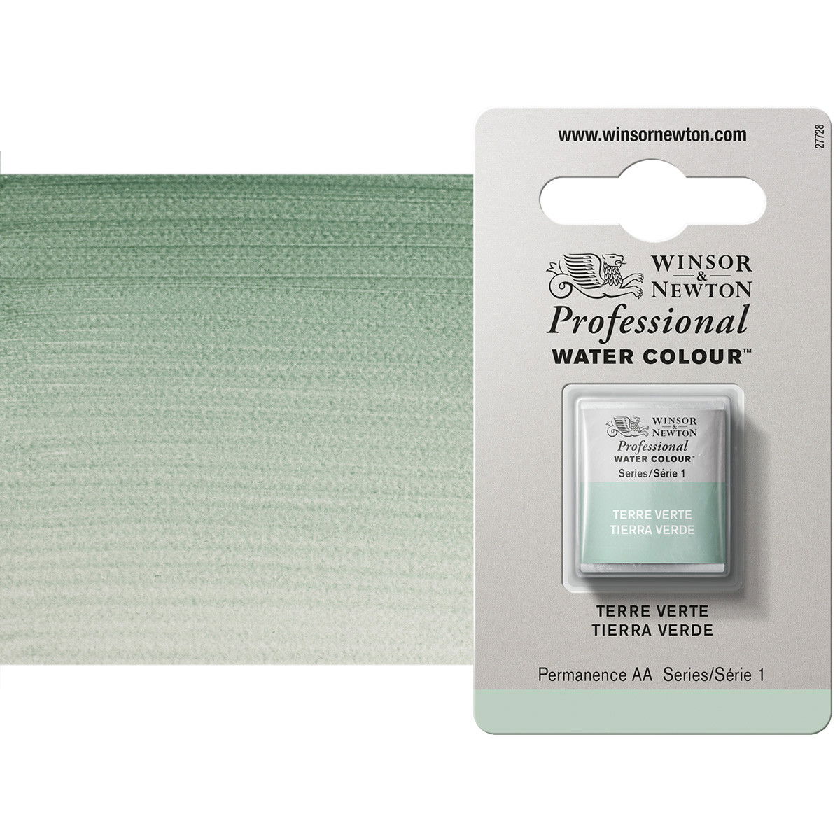 Winsor Newton Professional Watercolor Terre Verte 1/2-Pan - (49384)