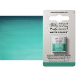 Winsor Newton Professional Watercolor Winsor Green (Blue Shade) 1/2-Pan - (47118)