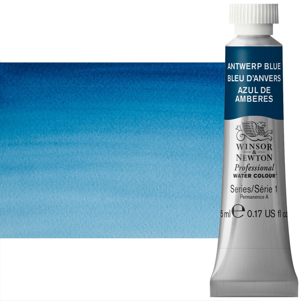 Winsor Newton Professional Watercolor Antwerp Blue 5ml - (370)