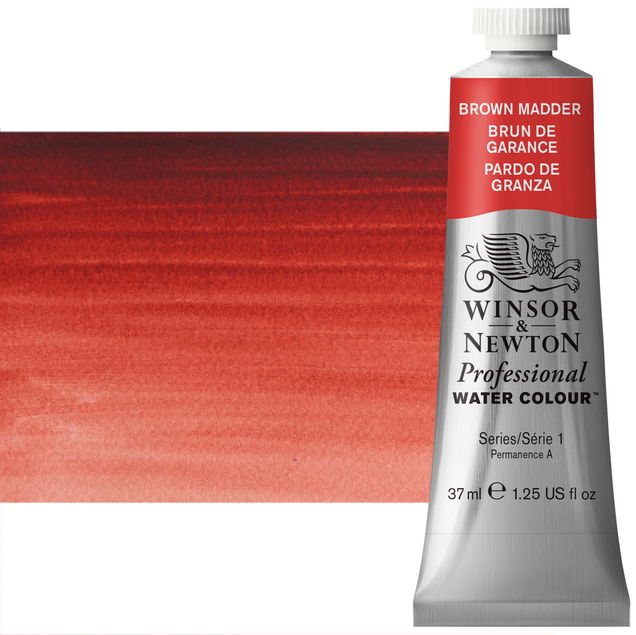 Winsor Newton Professional Watercolor Brown Madder 37ml - (72267) Winsor Newton Professional Watercolor Brown Madder 37ml - (72267)