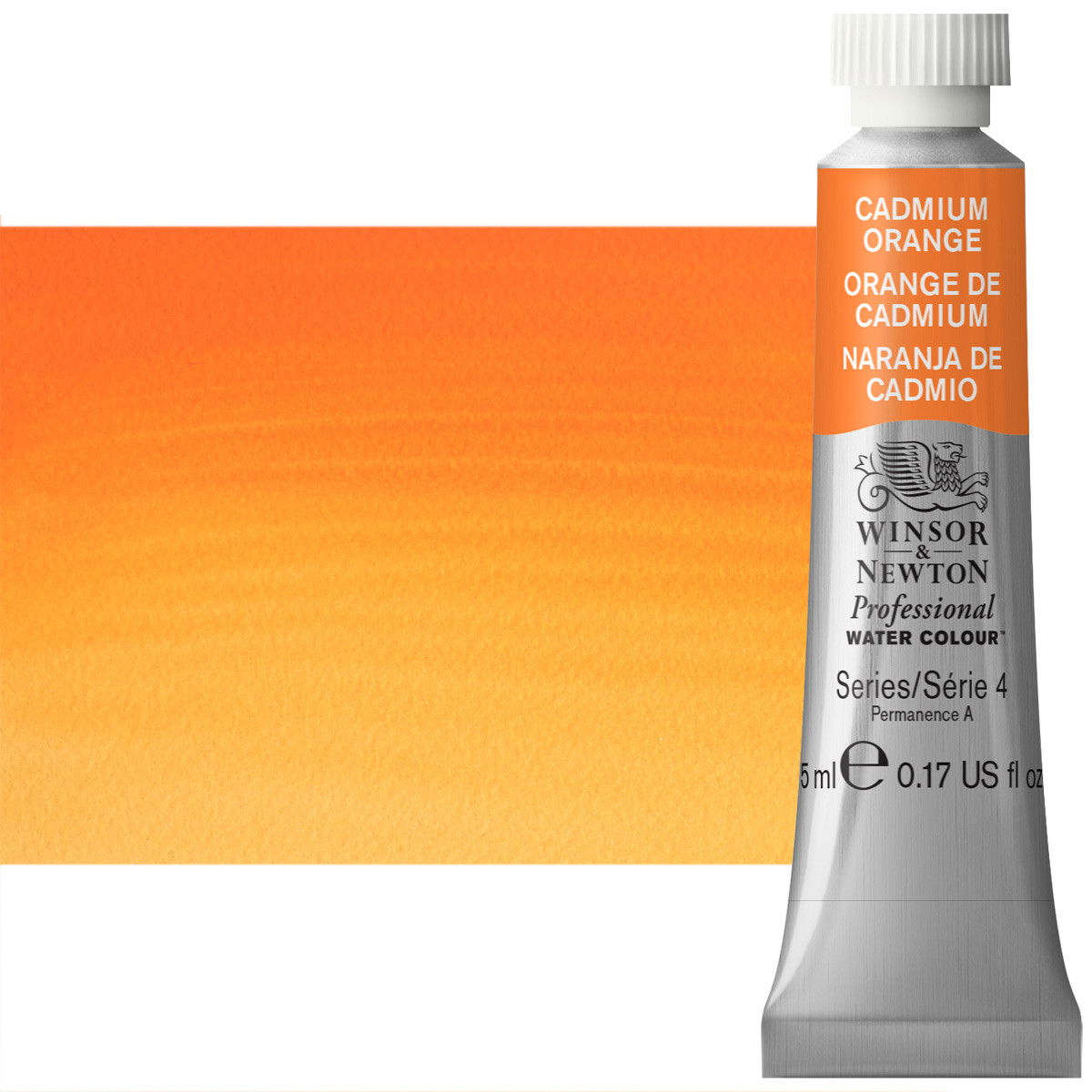 Winsor Newton Professional Watercolor Cadmium Orange 5ml - (390)