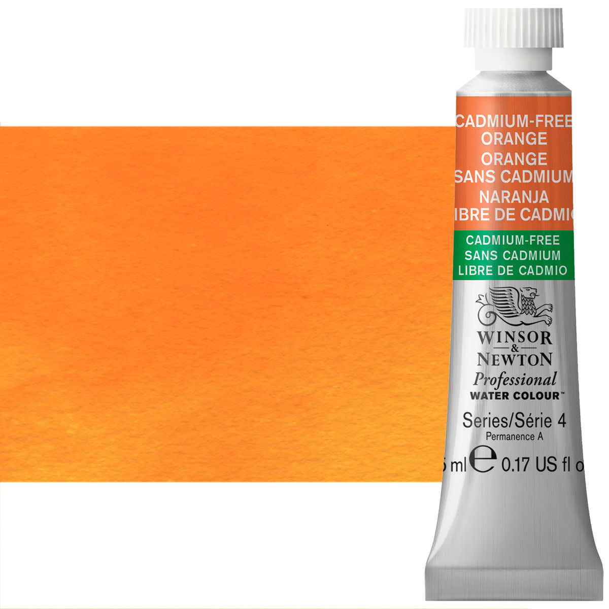 Winsor Newton Professional Watercolor Cadmium-Free Orange 5ml - (200030758)