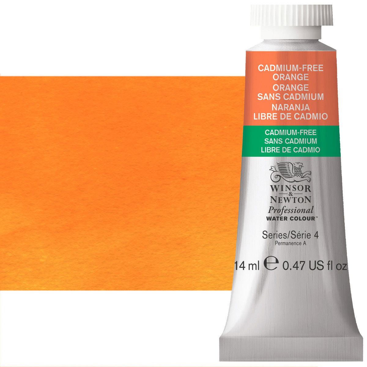 Winsor Newton Professional Watercolor Cadmium-Free Orange 14ml - (200030767)
