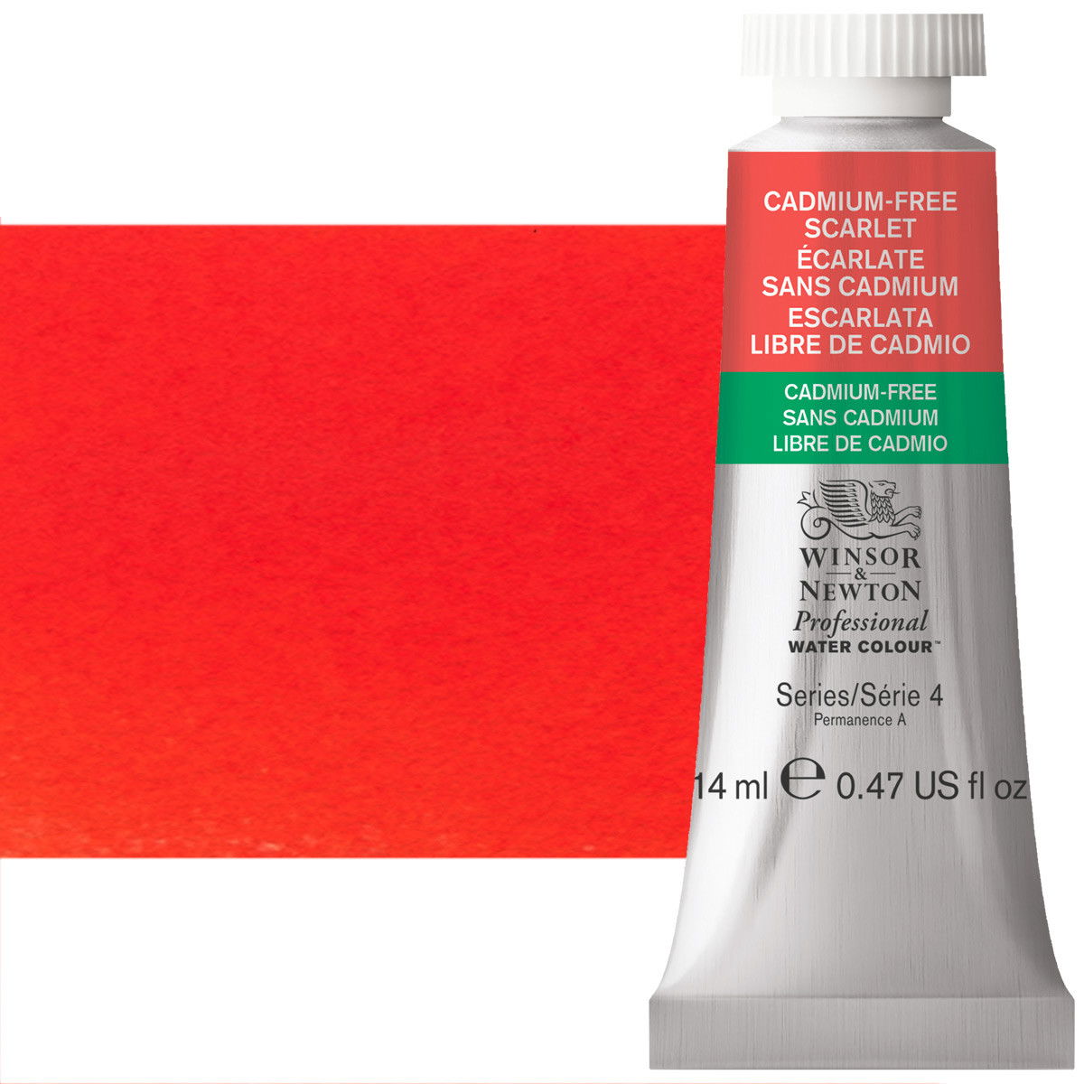 Winsor Newton Professional Watercolor Cadmium-Free Scarlet 14ml - (200030770)