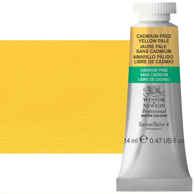 Winsor Newton Professional Watercolor Cadmium-Free Yellow Pale 14ml - (200030773) Winsor Newton Professional Watercolor Cadmium-Free Yellow Pale 14ml - (200030773)