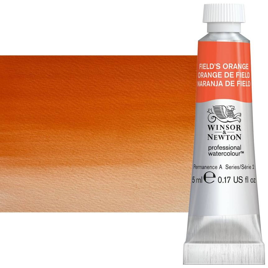 Winsor Newton Professional Watercolor Fields Orange 5ml - (200042780)