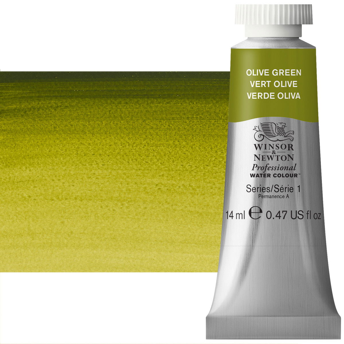 Winsor Newton Professional Watercolor Olive Green 14ml - (622)