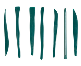 Creative Mark 7-Piece Plastic 6" Clay Tools Set