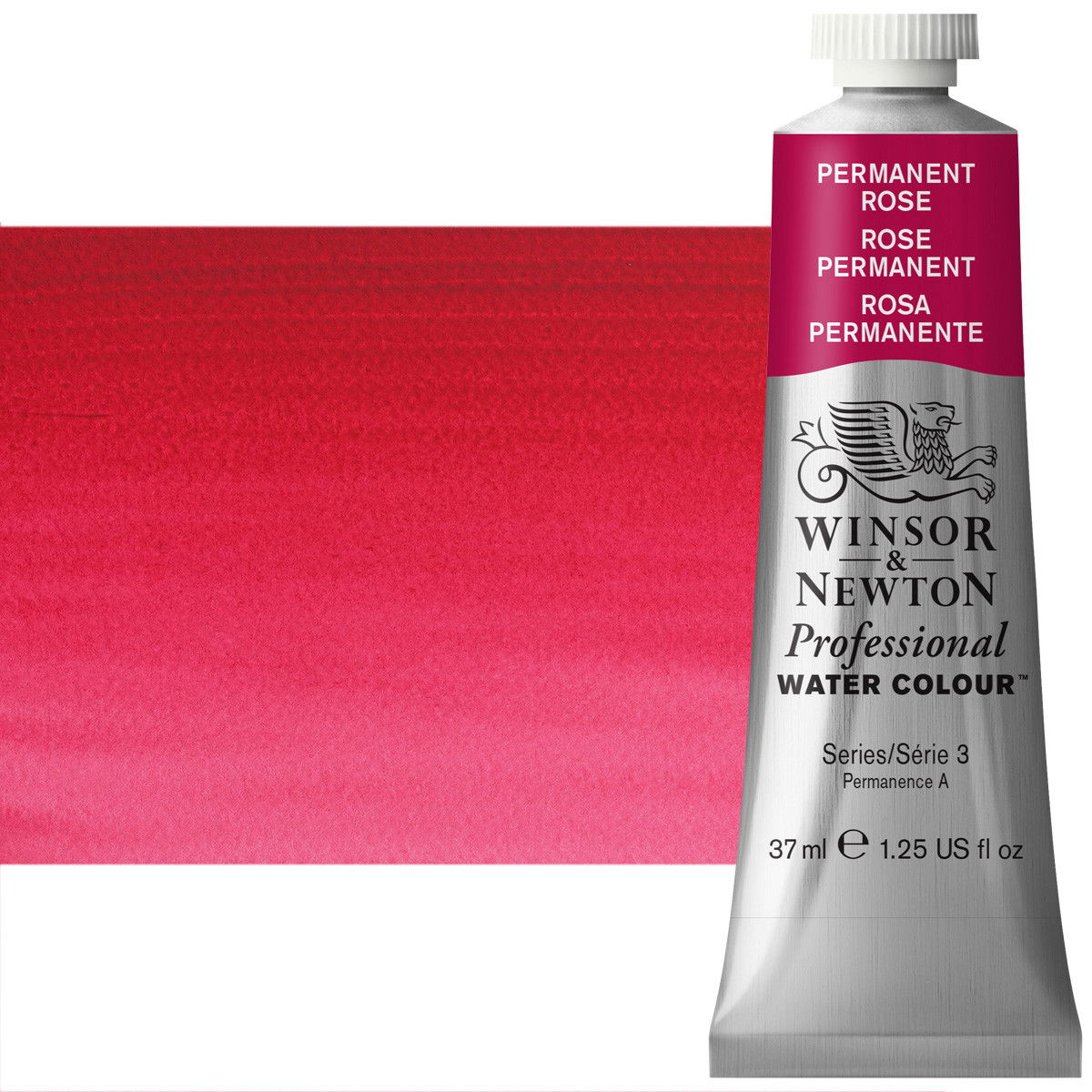 Winsor Newton Professional Watercolor Permanent Rose 37ml - (72283)