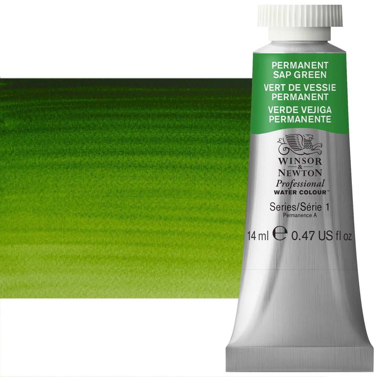 Winsor Newton Professional Watercolor Permanent Sap Green 14ml - (47097)