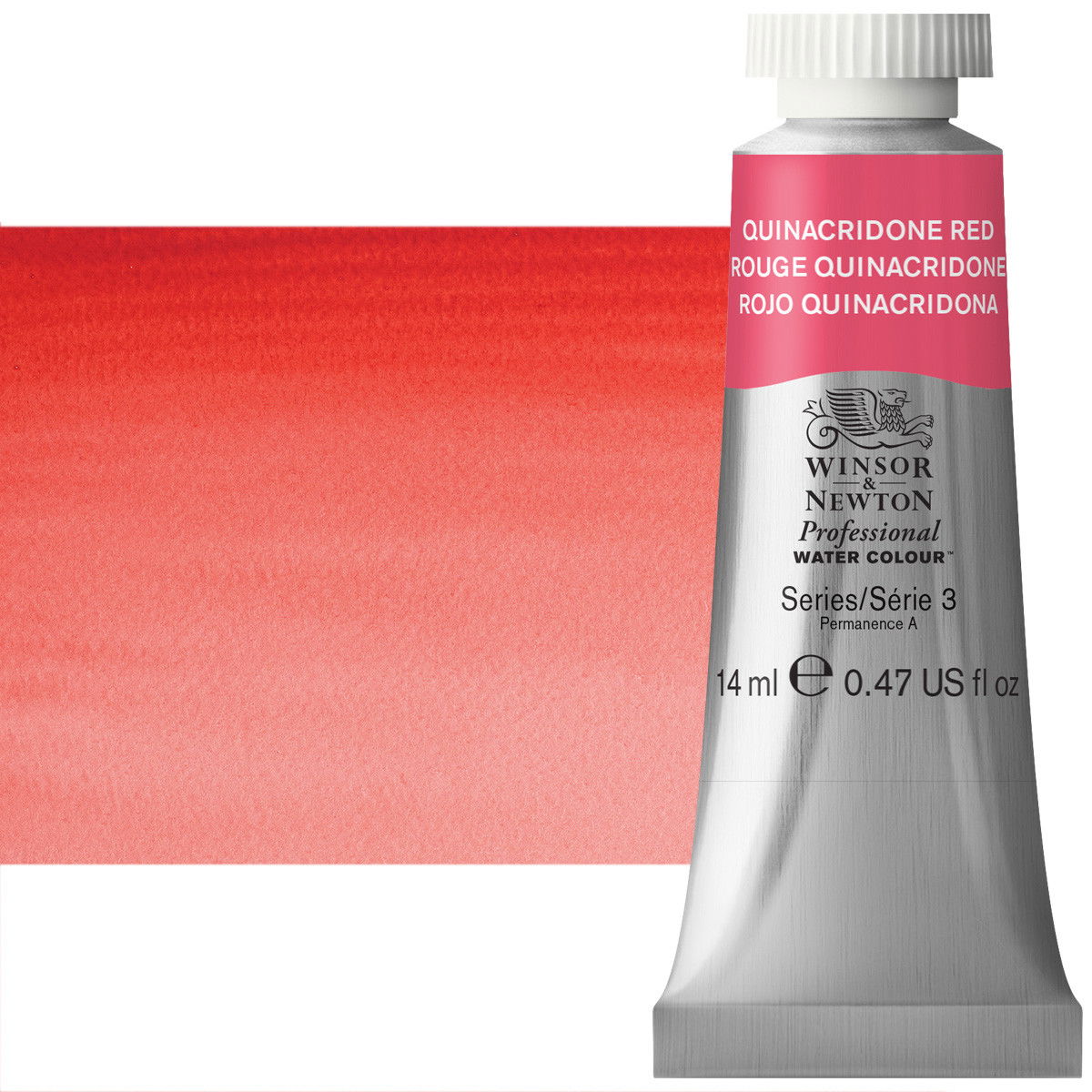 Winsor Newton Professional Watercolor Quinacridone Red 14ml - (47102)