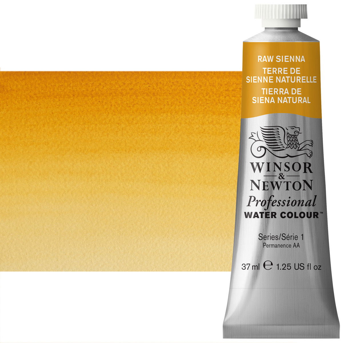 Winsor Newton Professional Watercolor Raw Sienna 37ml - (72287)
