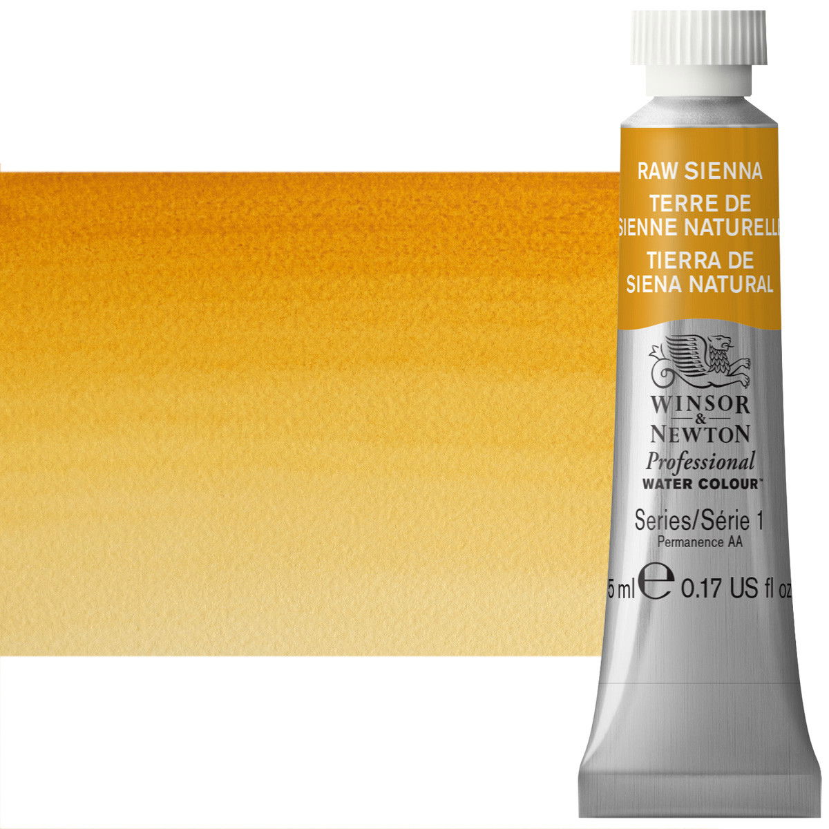 Winsor Newton Professional Watercolor Raw Sienna 5ml - (480)