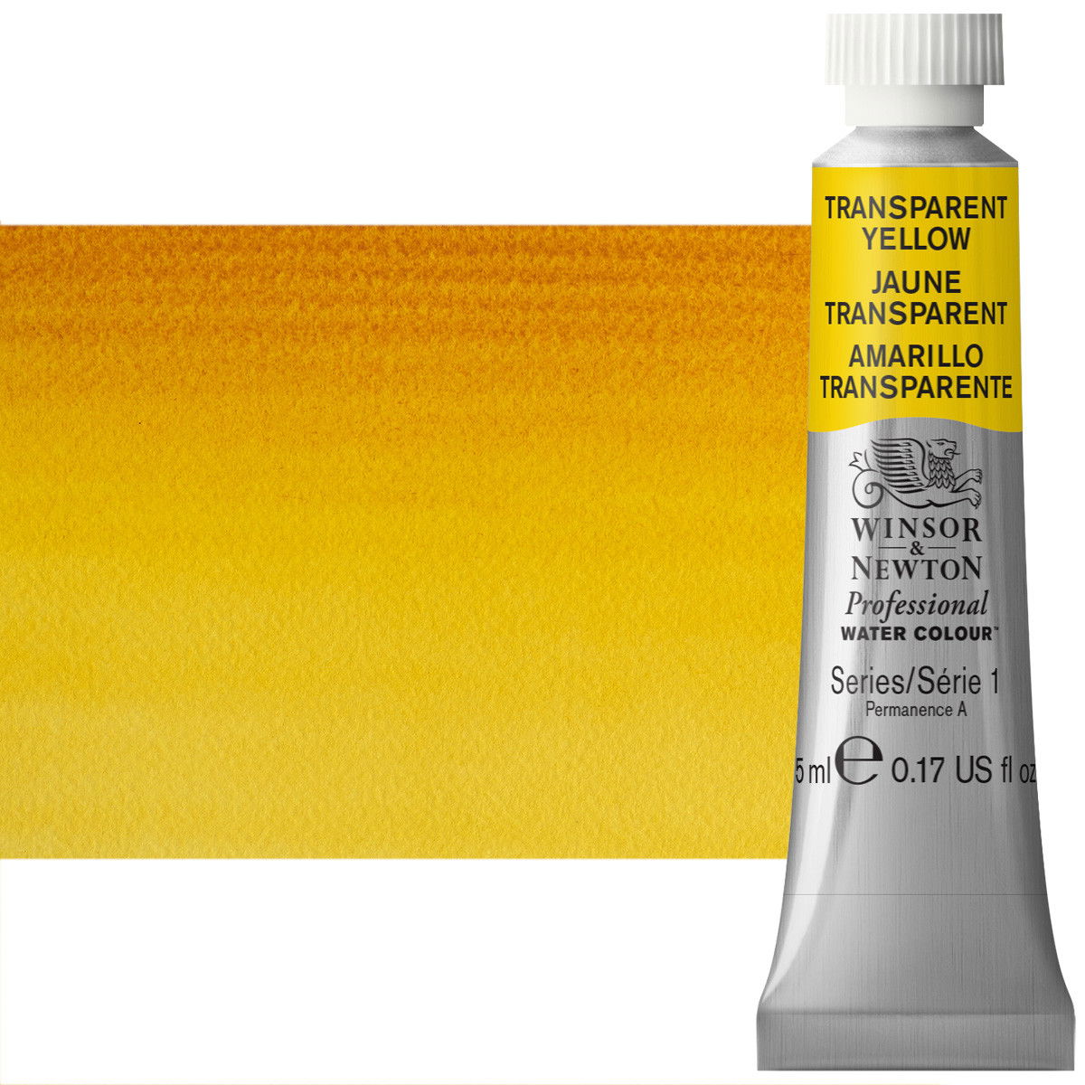 Winsor Newton Professional Watercolor Transparent Yellow 5ml - (47071)