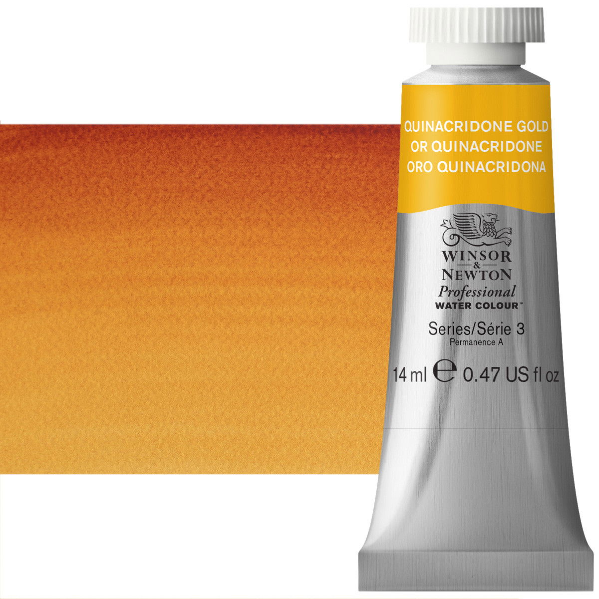 Winsor Newton Professional Watercolor Transparent Gold Deep 14ml - (47100)