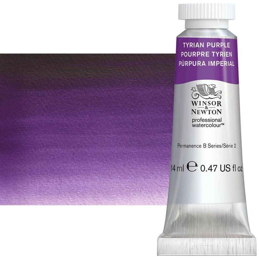 Winsor Newton Professional Watercolor Tyrian Purple 14ml - (200042791)