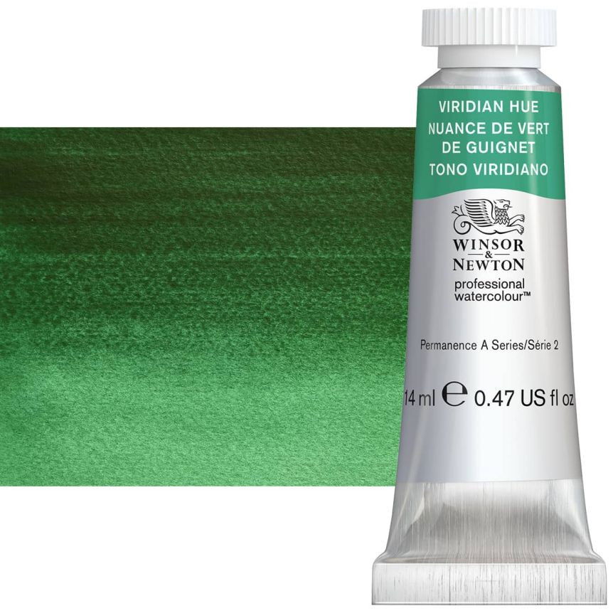 Winsor Newton Professional Watercolor Viridian Hue 14ml - (200042793)