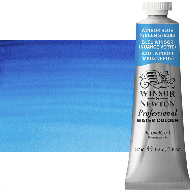 Winsor Newton Professional Watercolor Winsor Blue (Green Shade) 37ml - (72292) Winsor Newton Professional Watercolor Winsor Blue (Green Shade) 37ml - (72292)
