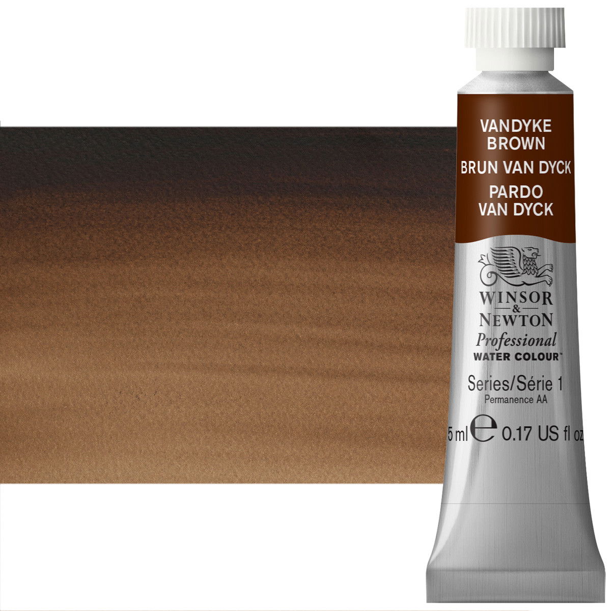 Winsor Newton Professional Watercolor Van Dyke Brown 5ml - (504)