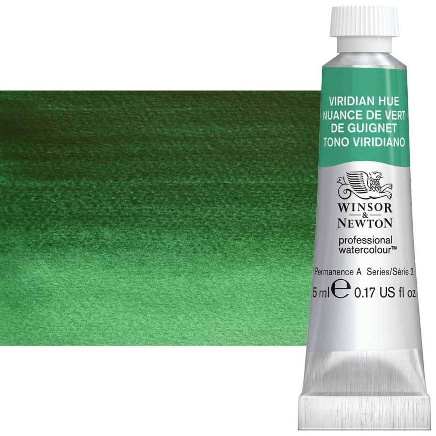 Winsor Newton Professional Watercolor Viridian Hue 5ml - (200042785)