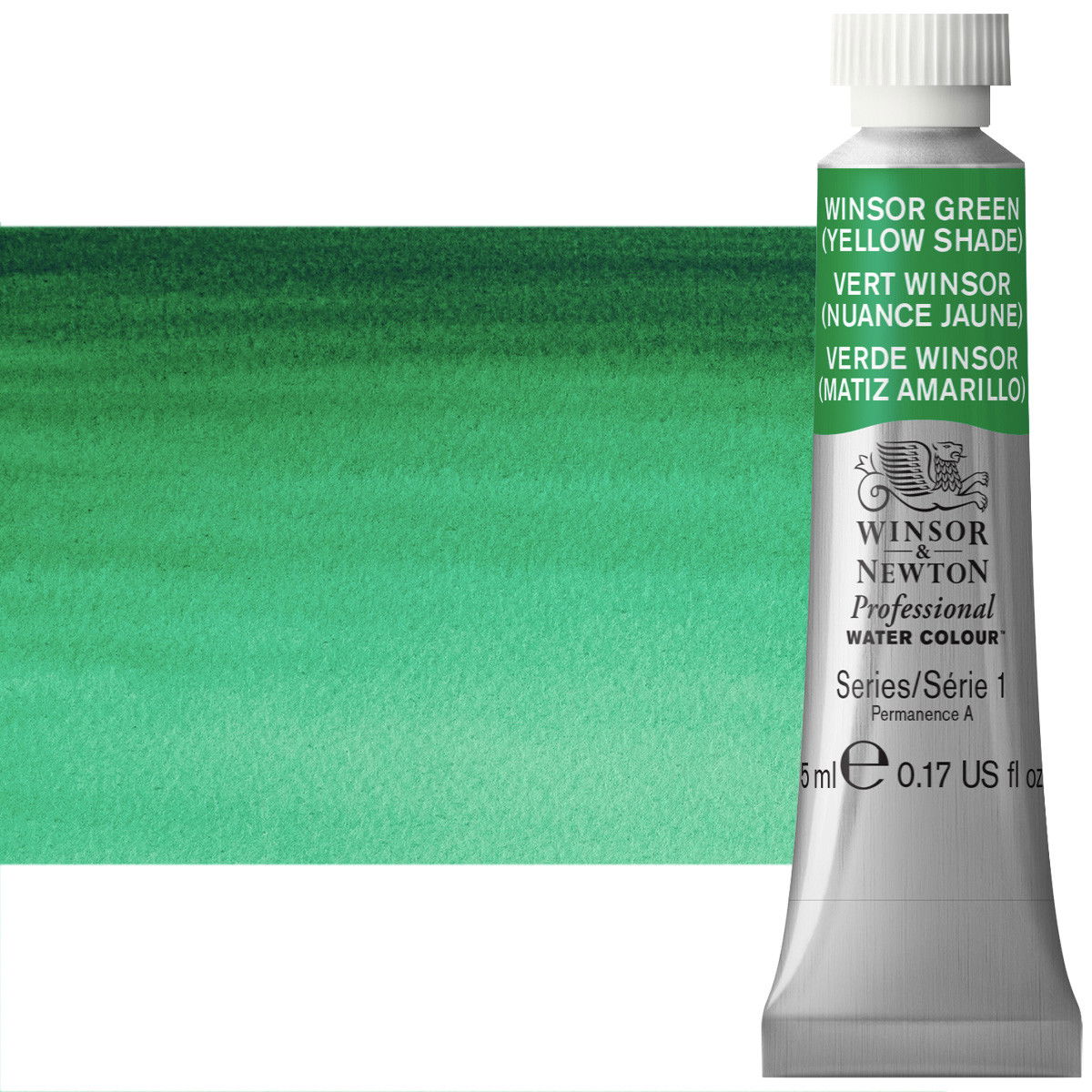 Winsor Newton Professional Watercolor Winsor Green (Yellow Shade) 5ml - (47078)