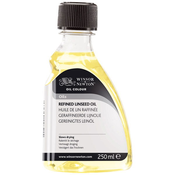 Winsor Newton Refined Linseed Oil 8.4oz Bottle - (7919)