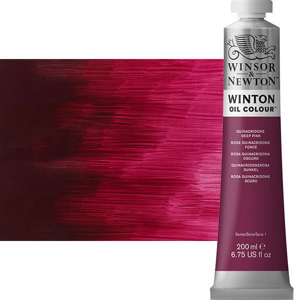 Winton Oil Color 200 ml Quinacridone Deep Pink - (200034467)