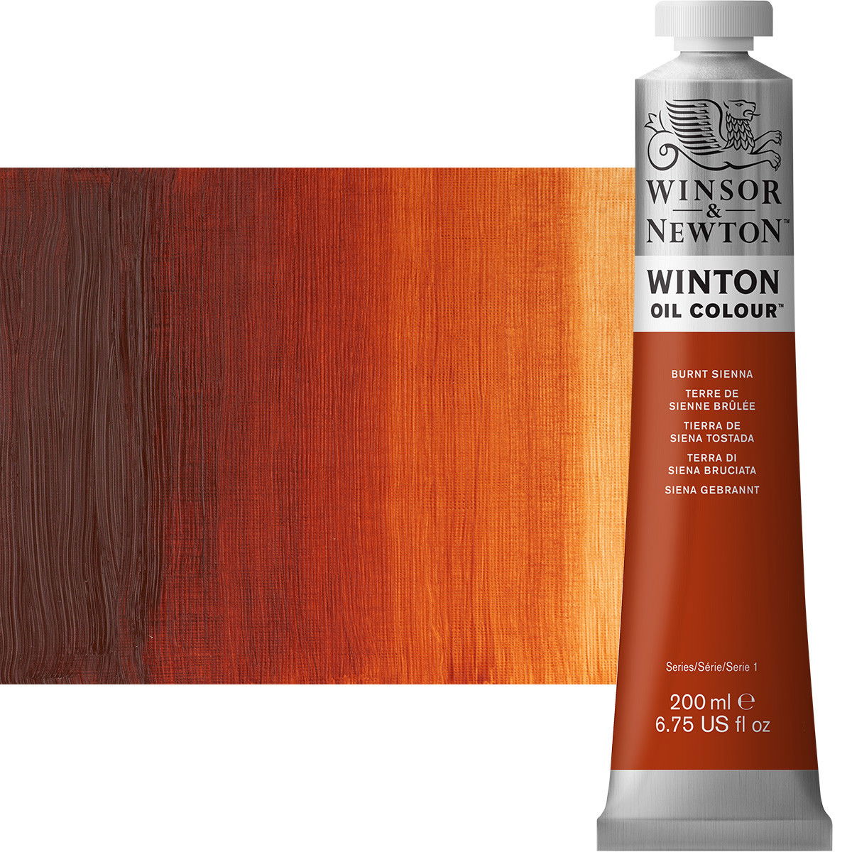 Winton Oil Color 200ml Burnt Sienna - (30122)