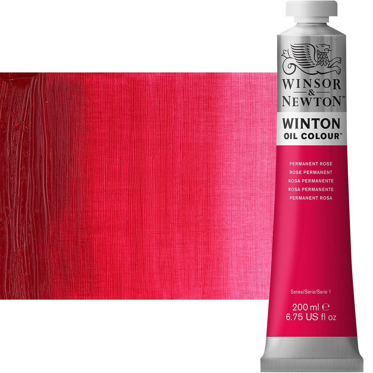 Winton Oil Color 200ml Permanent Rose - (40531)