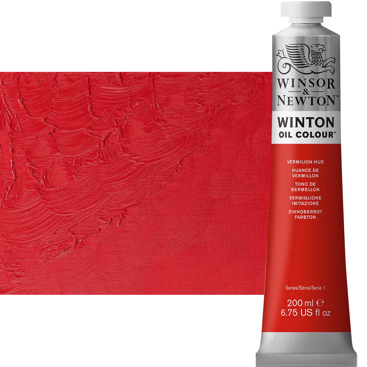 Winton Oil Color 200ml Vermillion Hue - (30172)
