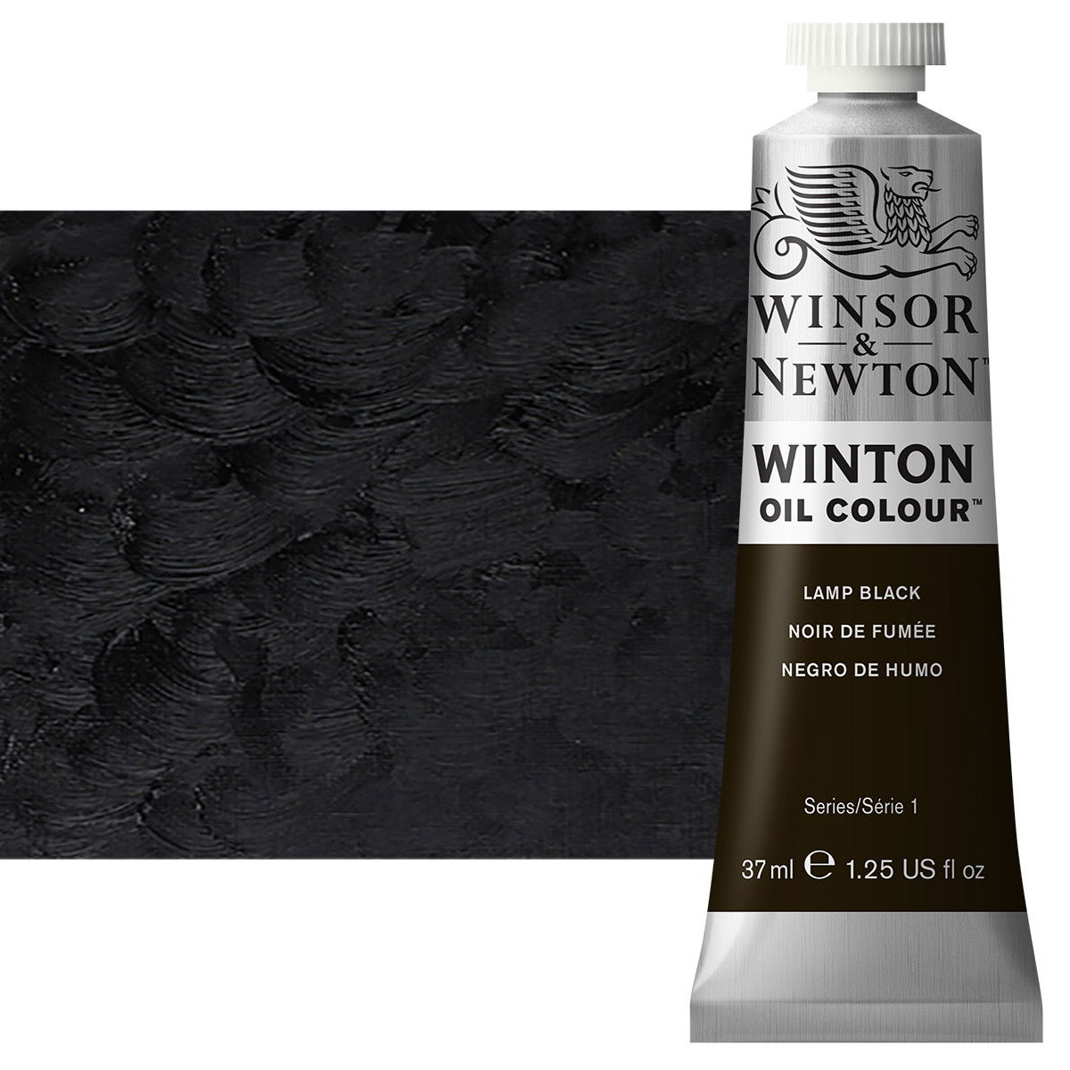 Winton Oil Color 37ml Lamp Black - (45721)