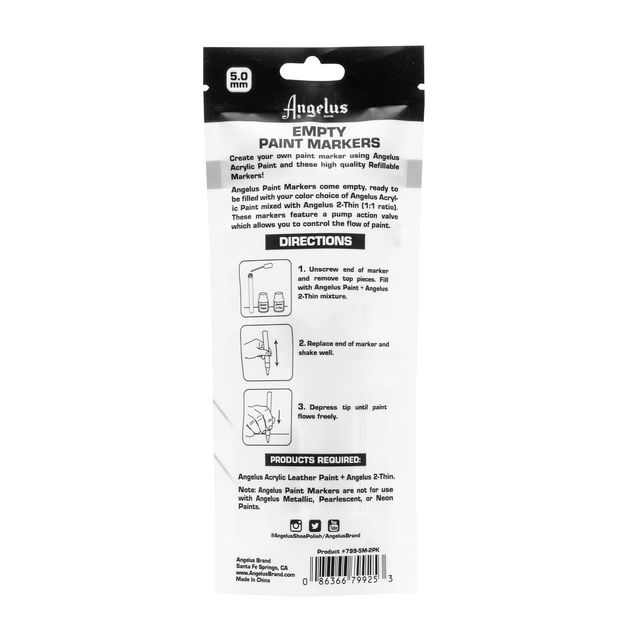 Angelus Empty Paint Marker 5mm Set Angelus Empty Paint Marker 5mm Set