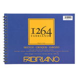 Fabriano 1264 Sketch 60 lb. Spiral 9X12 Landscape Pad (100 Sheets) - (200035129)