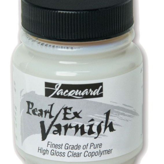 Jacquard Pearl-Ex PX Gloss Varnish 2.25 oz. Jar Jacquard Pearl-Ex PX Gloss Varnish 2.25 oz. Jar