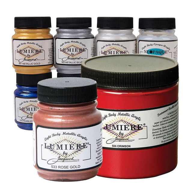 Jacquard Lumiere Acrylic Fabric Paints Jacquard Lumiere Acrylic Fabric Paints