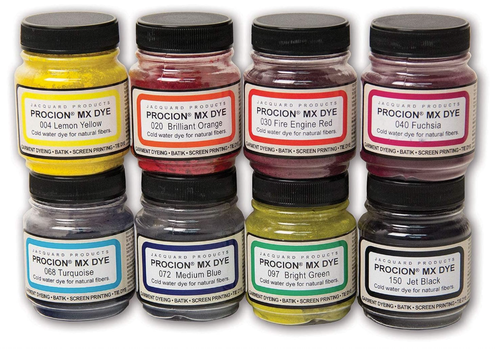 Jacquard Procion Mx 2/3 oz. Color Set of 8